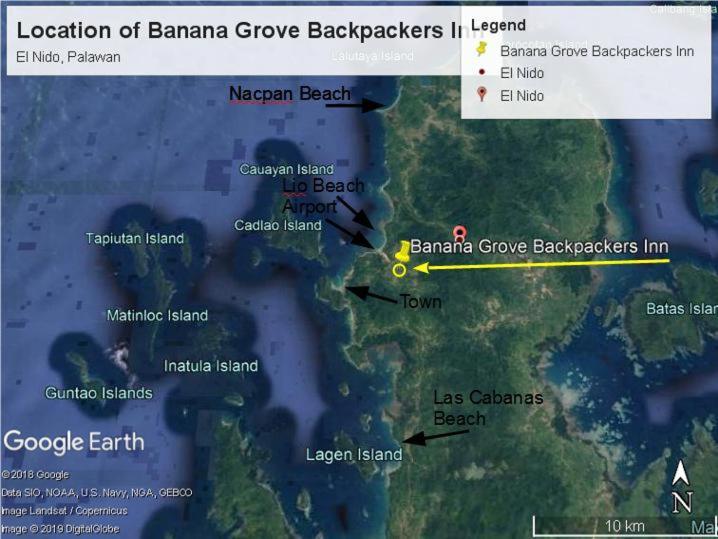 فندق Banana Grove إل نيدو المظهر الخارجي الصورة